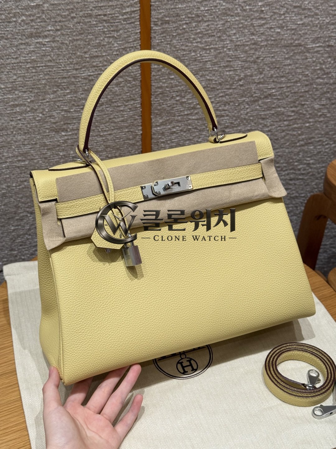 올수공 에르메스 켈리 32 Jaume Poussin 토고 가죽 팔라듐 하드웨어
