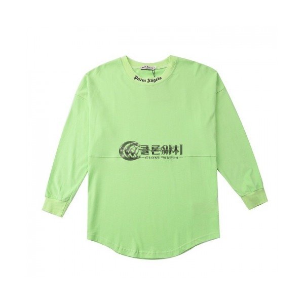 ✨[팜 엔젤스]Palm Angels 2020 Mm/Wm Logo Cotton Tshirts - 팜 엔젤스 2020 남자 로고 코튼 긴팔티셔츠 Palm0184x.Size(m - 2xl).그린