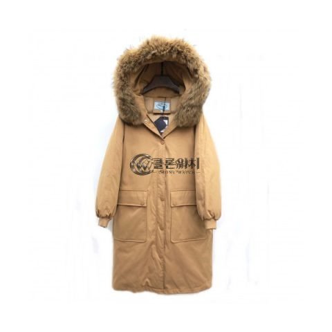 ✨Prada 2019 Womens Logo Casual Goose Down Padding - 프라다 2019 여성 로고 캐쥬얼 구스다운 패딩 Pra0861x.Size(s - xl).카멜