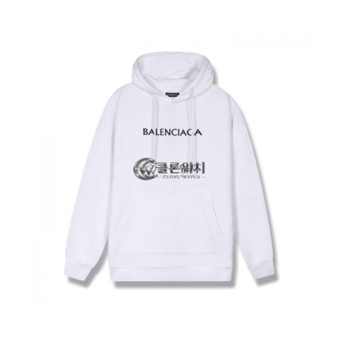 ✨[발렌시아가]Balenciaga 2020 Mm/Wm Logo Cotton Hoodie - 발렌시아가 2020 남/녀 로고 코튼 후디 Bal0837x.Size(xs - l).화이트