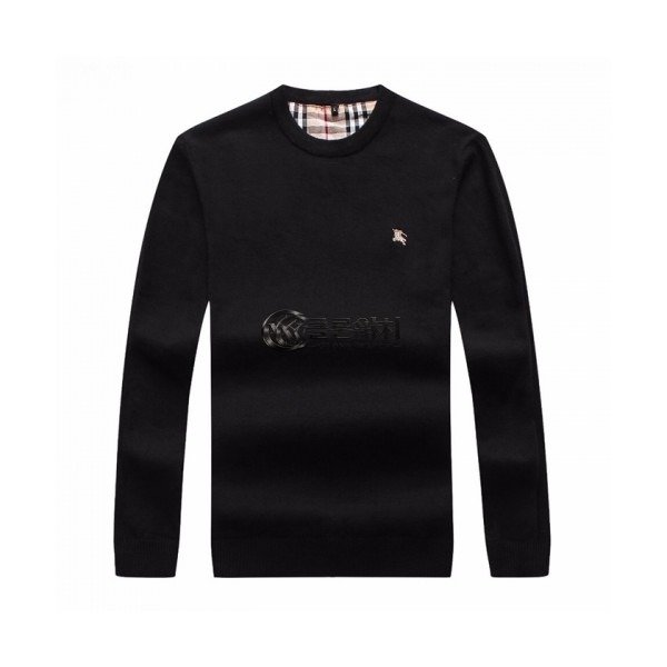 ✨[버버리]Burberry 2020 Mens Vintage Crew-neck Wool Sweaters - 버버리 2020 남성 빈티지 크루넥 울 스웨터 Bur02166x.Size(l - 4xl).블랙
