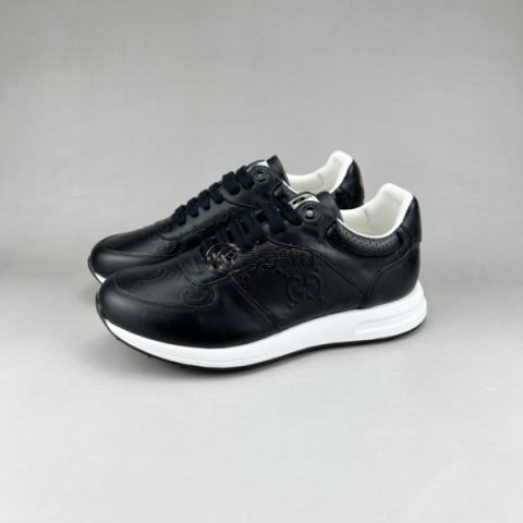 ✨구찌 남성 클래식 블랙 스니커즈- Gucci Mens Black Sneakers