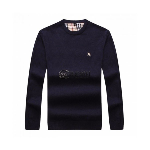 ✨[버버리]Burberry 2020 Mens Vintage Crew-neck Wool Sweaters - 버버리 2020 남성 빈티지 크루넥 울 스웨터 Bur02167x.Size(l - 4xl).네이비