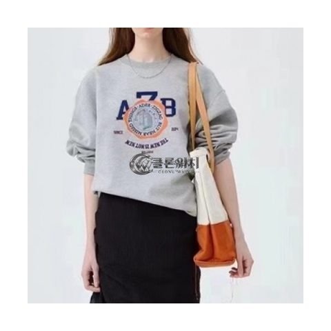 ✨ADER Mm/Wm Minimal Cotton Tshirts Gray - ADER 2021 남/녀 미니멀 코튼 긴팔티 Ade0031x Size(s - m) 그레이