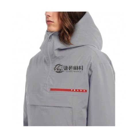 ✨[매장판]Prada 2019 Mm/Wm Logo Down Padding - 프라다 2019 여자 로고 다운 패딩 Pra0941x.Size(m - 3xl).그레이