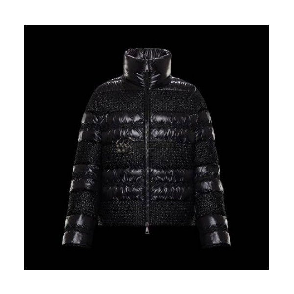 ✨Moncler 2019 Womens Patch Logo Modern Long Down Padding - 몽클레어 2019 여성 패치 로고 모던 롱다운 패딩 Moc0851x.Size(s - l).블랙