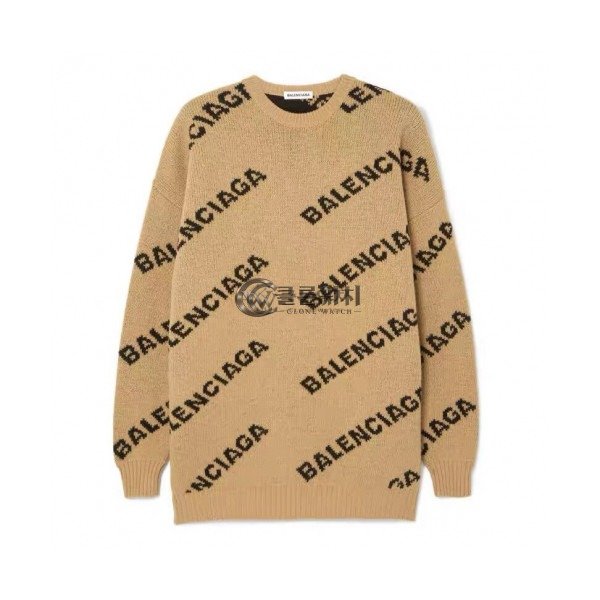 ✨Balenciaga 2019 Womens Crew - neck Wool Sweater - 발렌시아가 2019 여성 크루넥 울 스웨터 Bal0295x.Size(s - xl).베이지