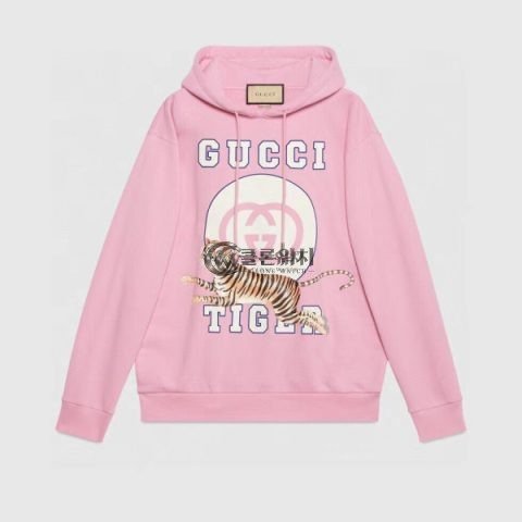✨Gucci Unisex Logo Casual Hoodie Pink - 구찌 2022 남/녀 로고 캐쥬얼 후드티 Guc04549x Size(xs - xl) 핑크