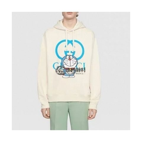 ✨[구찌]Gucci 2020 Mm/Wm Logo Casual Oversize Cotton Hooded - 구찌 2020 남/녀 로고 캐쥬얼 오버사이즈 코튼 후드티 Guc03360x.Size(s - l).아이보리