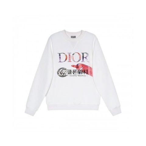 ✨Dior Mens Logo Casual Cotton Tshirts White - 디올 2021 남성 로고 캐쥬얼 코튼 긴팔티 Dio01399x Size(s - xl) 화이트