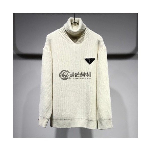 ✨[프라다]Prada 2020 Mens Turtle-neck Sweaters - 프라다 2020 남성 터틀넥 스웨터 Pra02152x.Size(m - 2xl).화이트