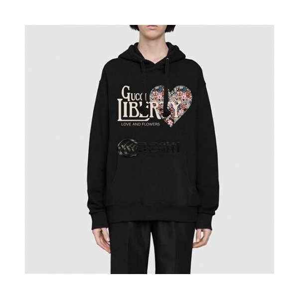✨[구찌]Gucci 2020 Mm/Wm Logo Casual Oversize Cotton Hooded - 구찌 2020 남/녀 로고 캐쥬얼 오버사이즈 코튼 후드티 Guc03208x.Size(s - l).블랙
