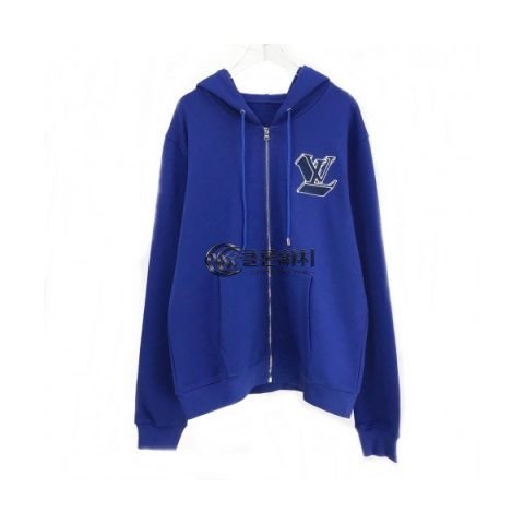 ✨[루이비통]Louis vuitton 2020 Mm/Wm Logo Cotton Hoodie - 루이비통 2020 남자 로고 코튼 후디 Lou01679x.Size(s - 2xl).블루