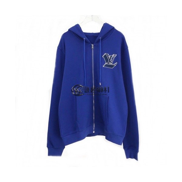 ✨[루이비통]Louis vuitton 2020 Mm/Wm Logo Cotton Hoodie - 루이비통 2020 남자 로고 코튼 후디 Lou01679x.Size(s - 2xl).블루
