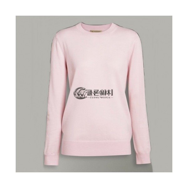 ✨Burberry 2019 Womens Retro Logo Crew - neck Sweater - 버버리 2019 여성 레트로 로고 크루넥 스웨터 Bur01119x.Size(xs - l).베이비핑크