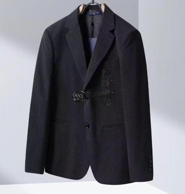 ✨[루이비통]Louis vuitton 2023 Mens Logo Suit Jackets - 루이비통 2023 남성 로고 슈트 자켓 Lou02264x.Size(48 - 56).블랙