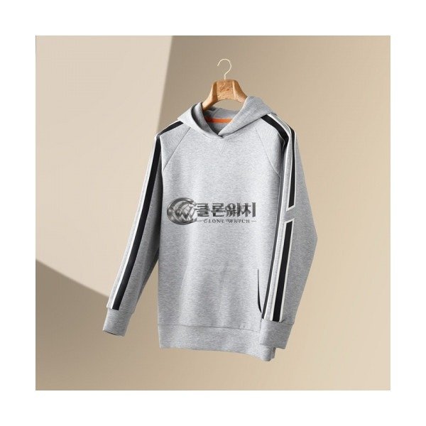 ✨Hermes Mens Logo Casual Cotton Hoodie Gray - 에르메스 2021 남성 로고 캐쥬얼 코튼 후드티 Her0690x Size(m - 3xl) 그레이
