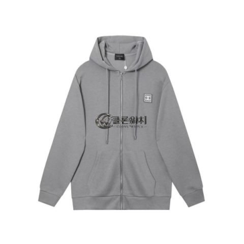 ✨샤넬 남성 캐쥬얼 그레이 후드티