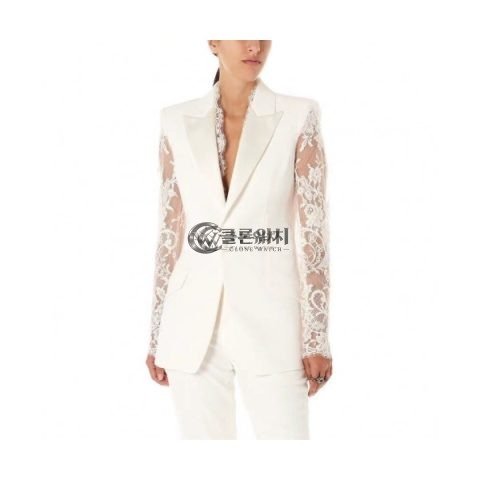 ✨[알렉산더 왕]Alexsander Wang 2020 Womens Mesh Silk Jackets - 알렉산더왕 2020 여성 메쉬 실크 자켓 Alw0067x.Size(s - l).화이트