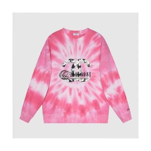 ✨Chanel Womens Crew-neck Logo Cotton Tshirt Pink - 샤넬 2021 여성 크루넥 로고 코튼 긴팔티 Cnl0807x Size(s - l) 핑크