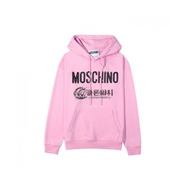 ✨Moschino Womens Teddy Bear Cotton Hoodie Pink - 모스키노 2021 여성 테디 비어 코튼 후드티 Mos0201x Size(s - l) 핑크