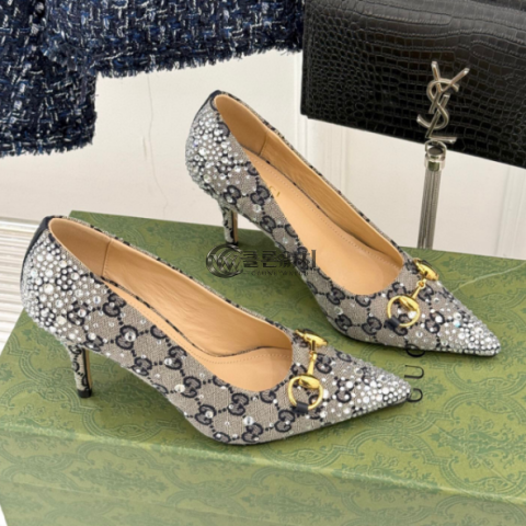 ✨Gucci Womens Leather High Heel - 구찌 여성용 레더 하이힐,Size(225-250),GUCS1304