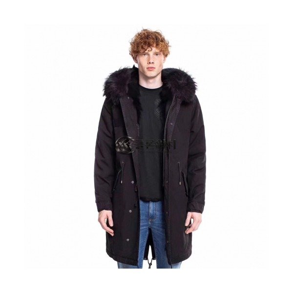 ✨[최상급]Mr&mrs 2019 Italy Mm/Wm Luxury Mink Parka - 미스터앤미세스퍼 2019 이태리 남자 럭셔리 밍크 파카 Mrs0026x.Size(2xs - m).블랙