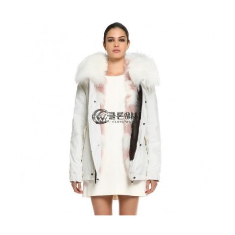 ✨[최상급]Mr&mrs 2019 Italy Womens Luxury Mink Parka - 미스터앤미세스퍼 2019 이태리 여성 럭셔리 밍크 파카 Mrs008x.Size(xs - l).화이트