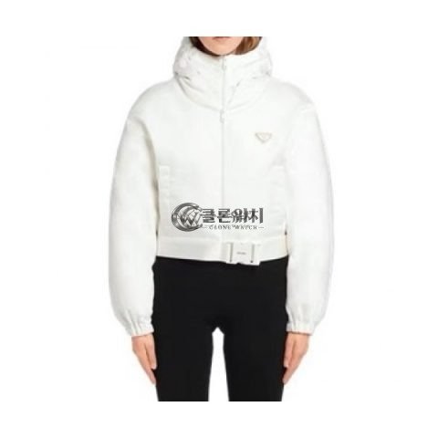 ✨Prada Womens Logo Casual Duck Down Jackets White - 프라다 2021 여성 로고 캐쥬얼 다운 자켓 Pra02416x Size(s - l) 화이트