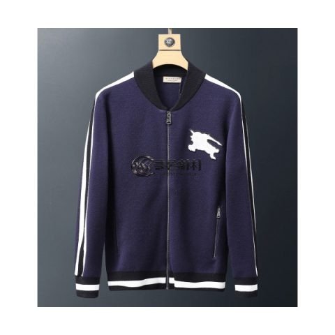 ✨Burberry 2019 Mens Retro Logo Zip-up Sweater - 버버리 2019 남성 레트로 로고 집업 스웨터 Bur0981x.Size(m - 3xl).네이비