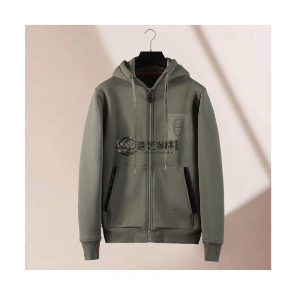 ✨Hermes Mens Logo Casual Cotton Hoodie Khaki - 에르메스 2021 남성 로고 캐쥬얼 코튼 후드티 Her0714x Size(m - 3xl) 카키