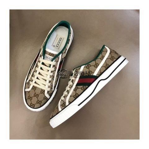 ✨구찌 남/녀 테니스 브라운 스니커즈- Unisex Brown Sneakers