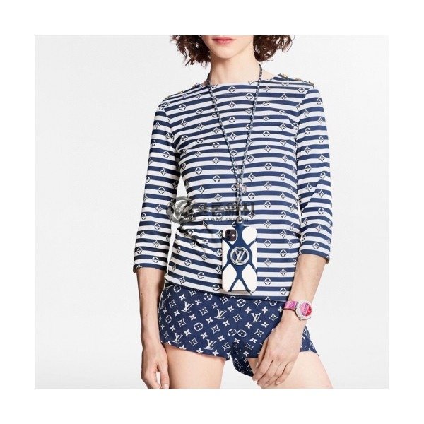 ✨[루이비통]Louis vuitton 2020 Womens Casual Cotton Tshirts - 루이비통 2020 여성 캐쥬얼 코튼 긴팔티 Lou02093x.Size(s - l).블루