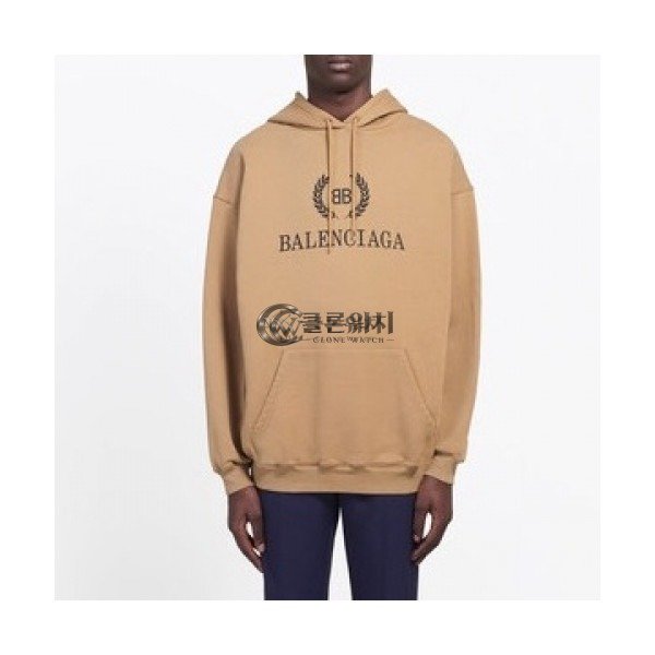 ✨[발렌시아가]Balenciaga 2020 Mm/Wm Logo Oversize Cotton Hoodie - 발렌시아가 2020 남자 로고 오버사이즈 코튼 후디 Bal0471x.Size(xs - l).카멜
