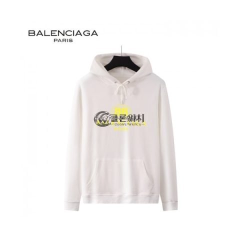 ✨[발렌시아가]Balenciaga 2020 Mm/Wm Logo Cotton Hoodie - 발렌시아가 2020 남/녀 로고 코튼 후디 Bal0820x.Size(s - 2xl).화이트