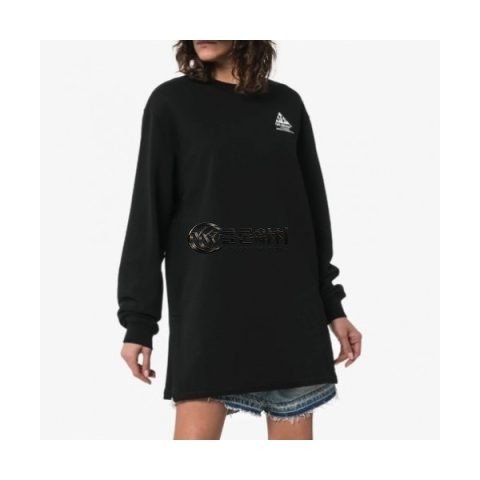 ✨[오프화이트]Off-white 2020 Womens Logo Cotton Oversize Hoodie - 오프화이트 2020 여성 로고 코튼 오버사이즈 후디 Off0502x.Size(xxs - s).블랙