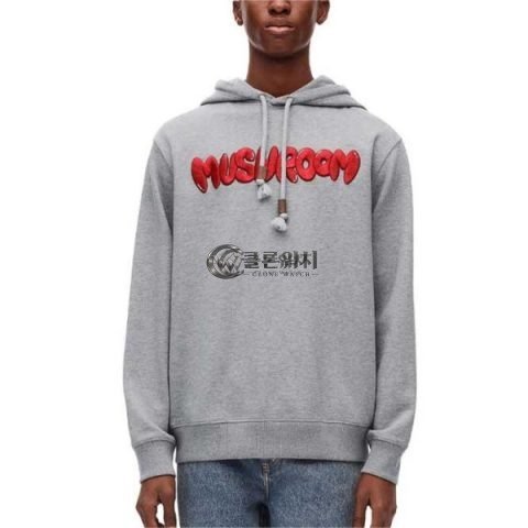 ✨로에베 남성 그레이 후드티