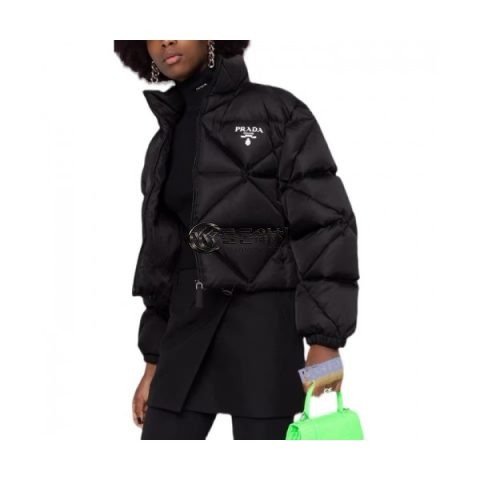 ✨Prada Womens Logo Casual Duck Down Jackets Black - 프라다 2021 여성 로고 캐쥬얼 다운 자켓 Pra02459x Size(s - l) 블랙