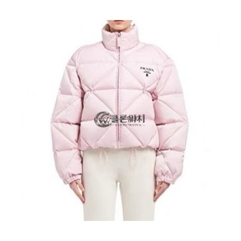 ✨Prada Womens Logo Casual Duck Down Jackets Pink - 프라다 2021 여성 로고 캐쥬얼 다운 자켓 Pra02458x Size(s - l) 핑크