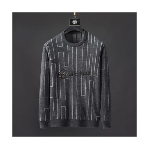 ✨[에르메스]Hermes 2020 Mens Crew-neck Wool Sweater - 에르메스 2020 남성 크루넥 울 스웨터 Her0567x.Size(m - 3xl).그레이