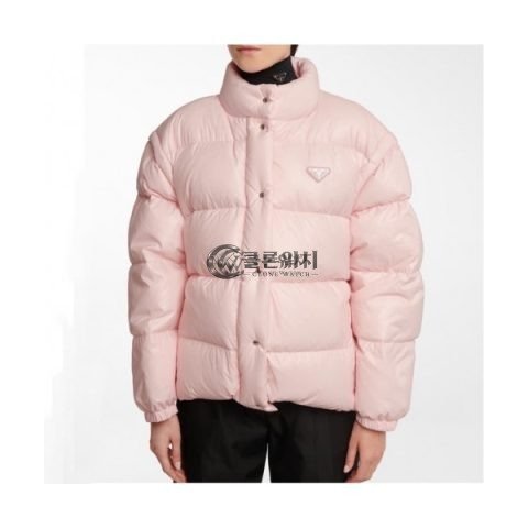✨Prada Womens Logo Casual Duck Down Jackets Pink - 프라다 2021 여성 로고 캐쥬얼 다운 자켓 Pra02497x Size(s - l) 핑크