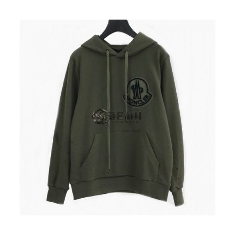 ✨[몽클레어]Moncler 2020 Mens Logo Casual Cotton Hoodie - 몽클레어 2020 남성 로고 캐쥬얼 코튼 후디 Moc01458x.Size(m - 3xl).그린