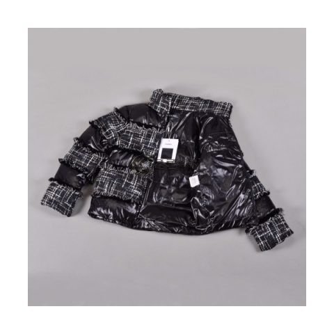 ✨Chanel 2018 Ladies Patch Point Down Padding - 샤넬 여성 패치 포인트 다운 패딩 Cnl0445x.Size(xs - m).블랙
