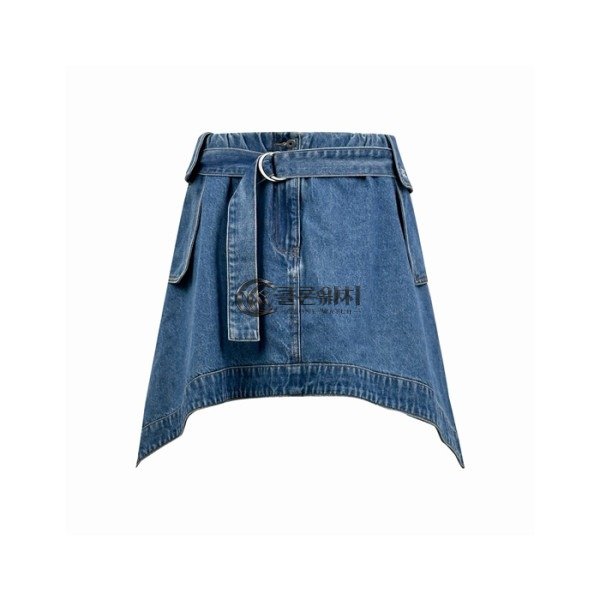 ✨로에베 여성 벨트 자수 미니스커트