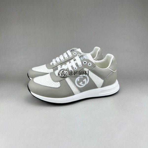 ✨구찌 남성 클래식 그레이 스니커즈- Gucci Mens Gray Sneakers