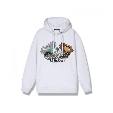✨[루이비통]Louis vuitton 2020 Mm/Wm Logo Cotton Hoodie - 루이비통 2020 남/녀 코튼 후디 Lou02255x.Size(s - xl).화이트