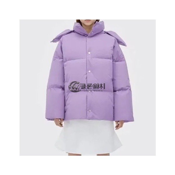 ✨보테가베네타 여성 퍼플 덕다운 패딩