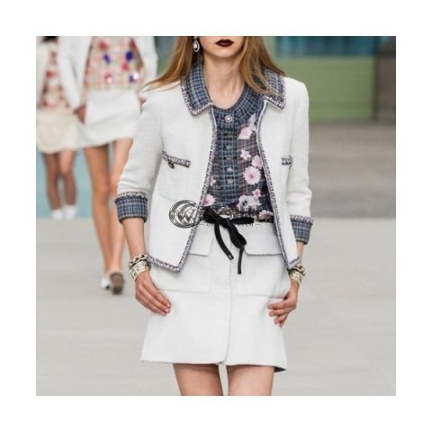 ✨Chanel 2020 Womens Luxury Tweed Jackets - 샤넬 2020 여성 럭셔리 트위드 자켓 Cha0526x.Size(s - l).화이트