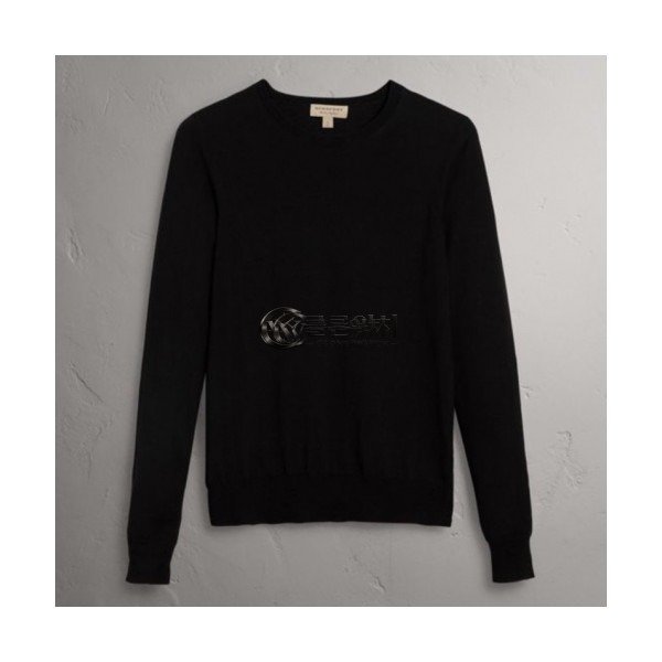✨Burberry 2019 Womens Retro Logo Crew - neck Sweater - 버버리 2019 여성 레트로 로고 크루넥 스웨터 Bur01117x.Size(xs - l).블랙