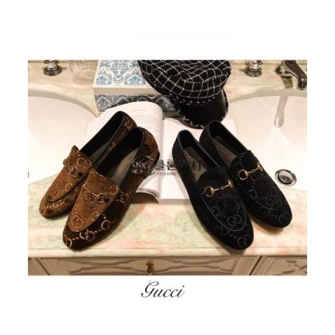 ✨GUCCI 2018 LADIES LEATHER LOAFER SHOES - 구찌 여성 레더 로퍼슈즈 GUC0057 , 2색 (브라운/블랙) 사이즈 (225 - 245)